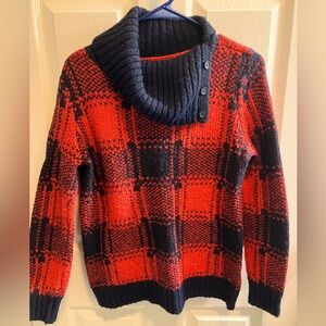 Tommy Hilfiger women’s Sz M plaid sweater